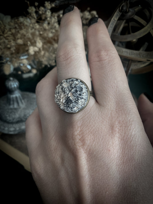 Ring Elegance Moon | Anello Luna in Ceramica